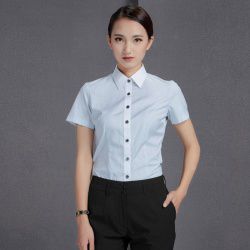 辦公條紋女士襯衣 修身襯衫 JL-CY457