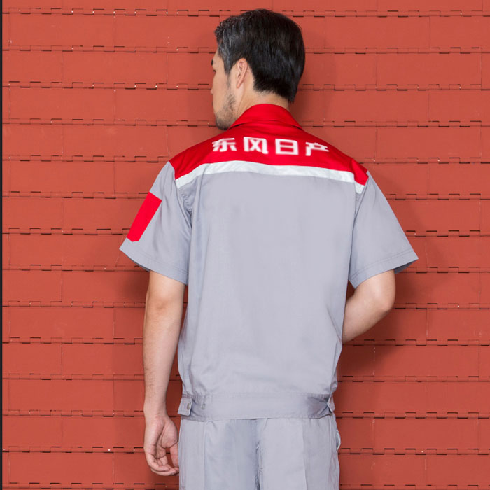 東風(fēng)日產(chǎn)短袖工作服 汽車(chē)4S店夏季工裝 JL-QX019