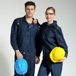 國家電網牛仔服，電焊工作服 JL-NZ001