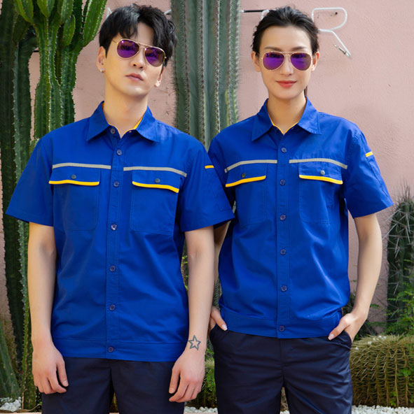 耐磨工作服薄款 短袖工服 JL-GC007